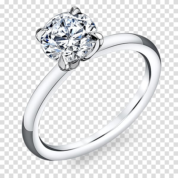 Sylvie Collection Engagement ring Diamond, ring transparent background PNG clipart