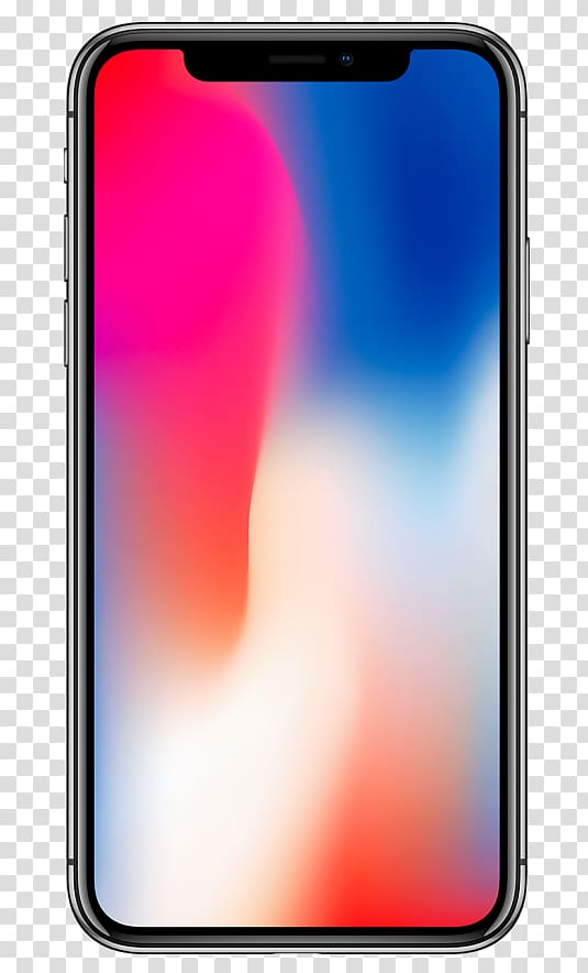 space gray iPhone X, IPhone 8 Plus iPhone X Telephone Retina Display, iphone apple transparent background PNG clipart