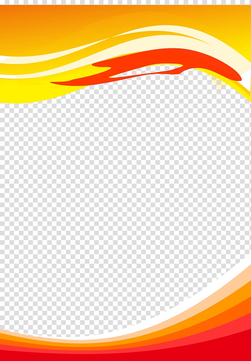 flame frame illustration, Copywriting, Orange wave plate Copywriter transparent background PNG clipart