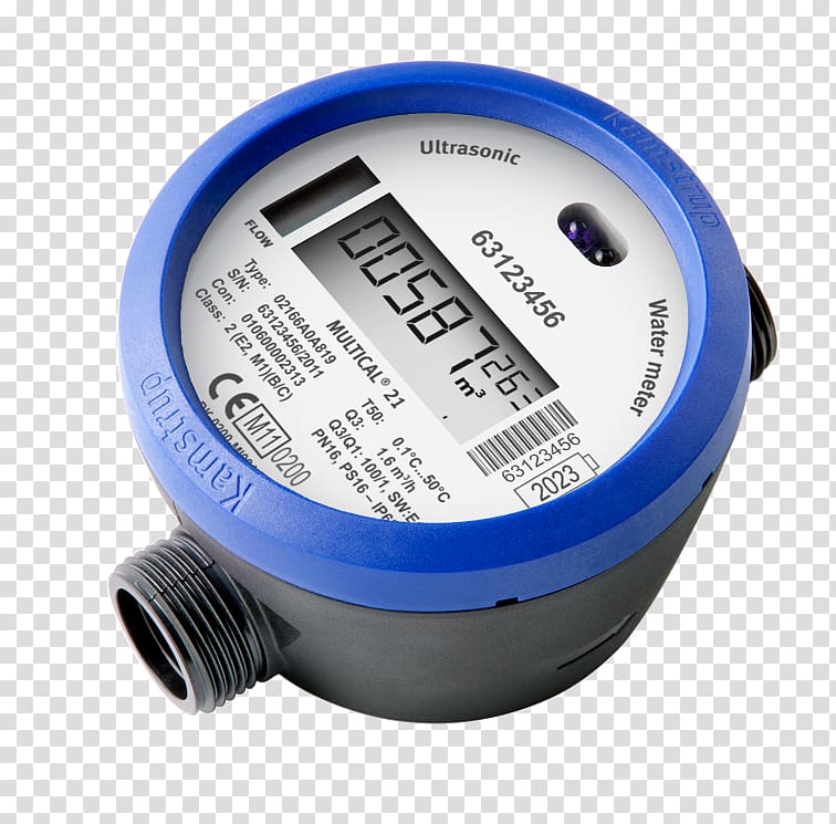 Water metering Smart meter Electricity meter Ultrasonic flow meter, Water Meter transparent background PNG clipart