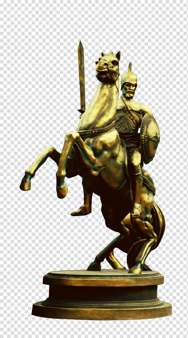 Europe Quyang County Knight Sculpture Statue, European sculpture statue warrior Ares transparent background PNG clipart