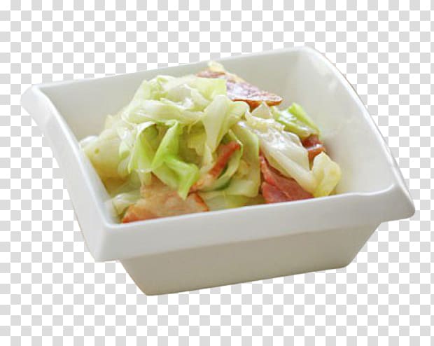 Bacon and cabbage Chicken fried bacon Stir frying, Bacon fried cabbage transparent background PNG clipart