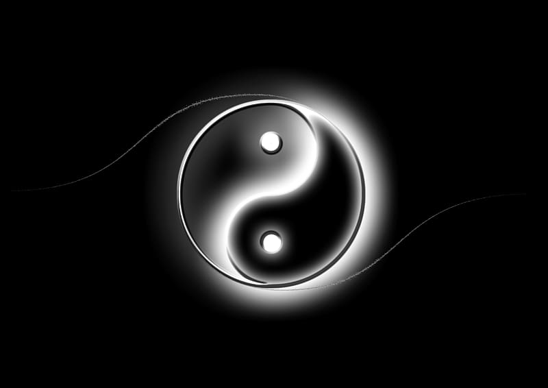 Good Evil Yin and yang Concept Existence, Ying Yang transparent background PNG clipart