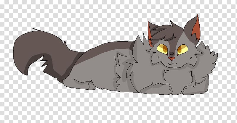 Kitten Whiskers Cat Warriors Graystripe, gray cat transparent background PNG clipart