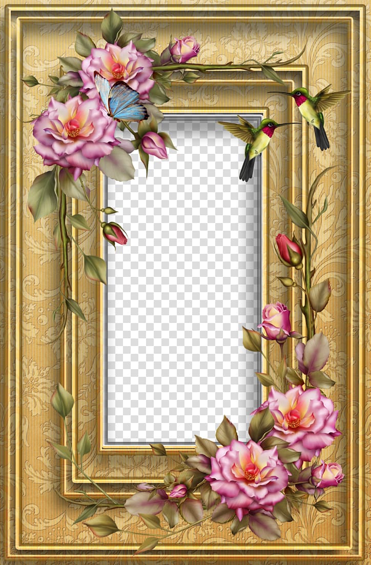 Paper Frames Decoupage Mirror Painting, frame transparent background PNG clipart