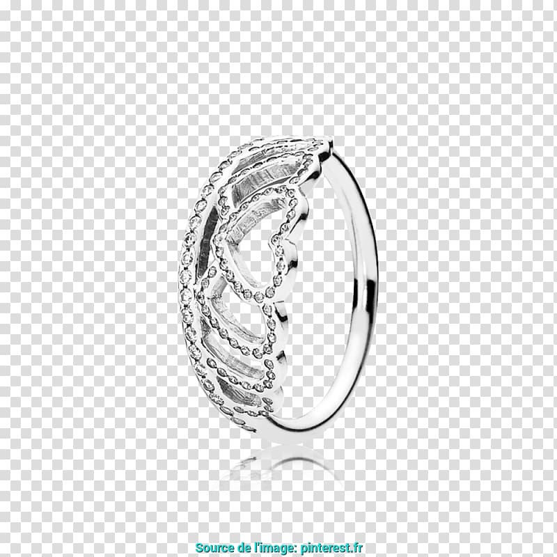 Pandora Ring Cubic zirconia Tiara Jewellery, pandora transparent background PNG clipart