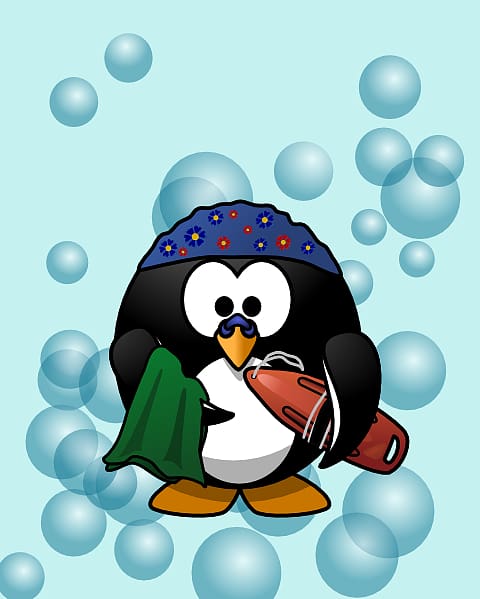 Little penguin T-shirt Swimming , Swim Lessons transparent background PNG clipart