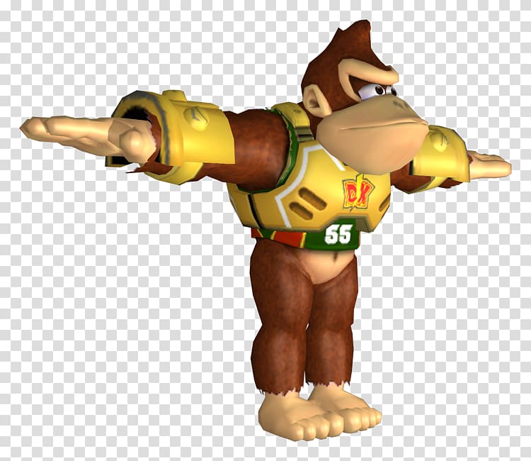 Donkey Kong Country Returns Mario Strikers Charged Super Mario Strikers Diddy Kong Racing, hair model transparent background PNG clipart