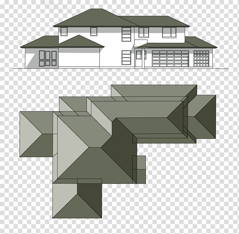 Metal roof House Hip roof Domestic roof construction, house transparent background PNG clipart