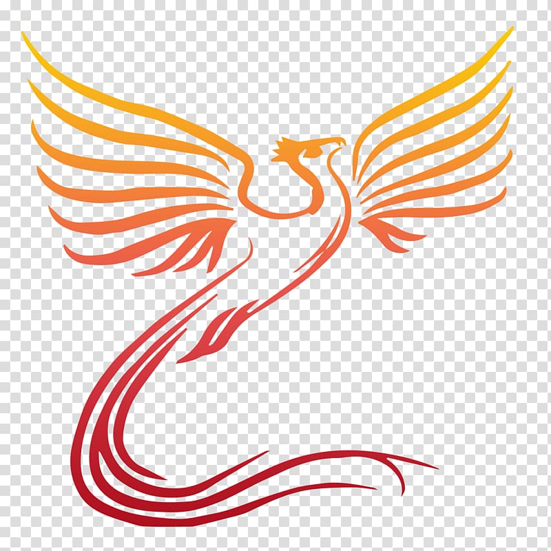 Phoenix Logo, Phoenix, leaf, orange, logo png | PNGWing