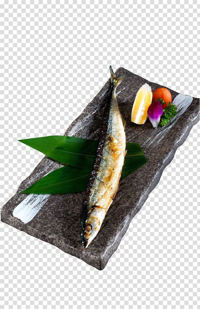 Japanese Cuisine Barbecue Pacific saury Atlantic mackerel, Saury salt grilled transparent background PNG clipart