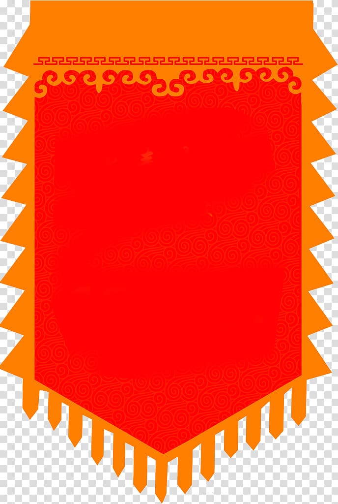 Red Flag, Red cartoon flag transparent background PNG clipart