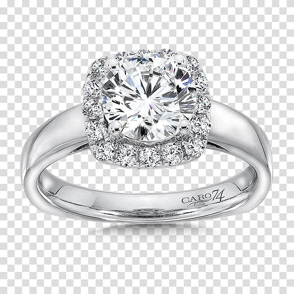 Engagement ring Moissanite Diamond cut, ring transparent background PNG clipart