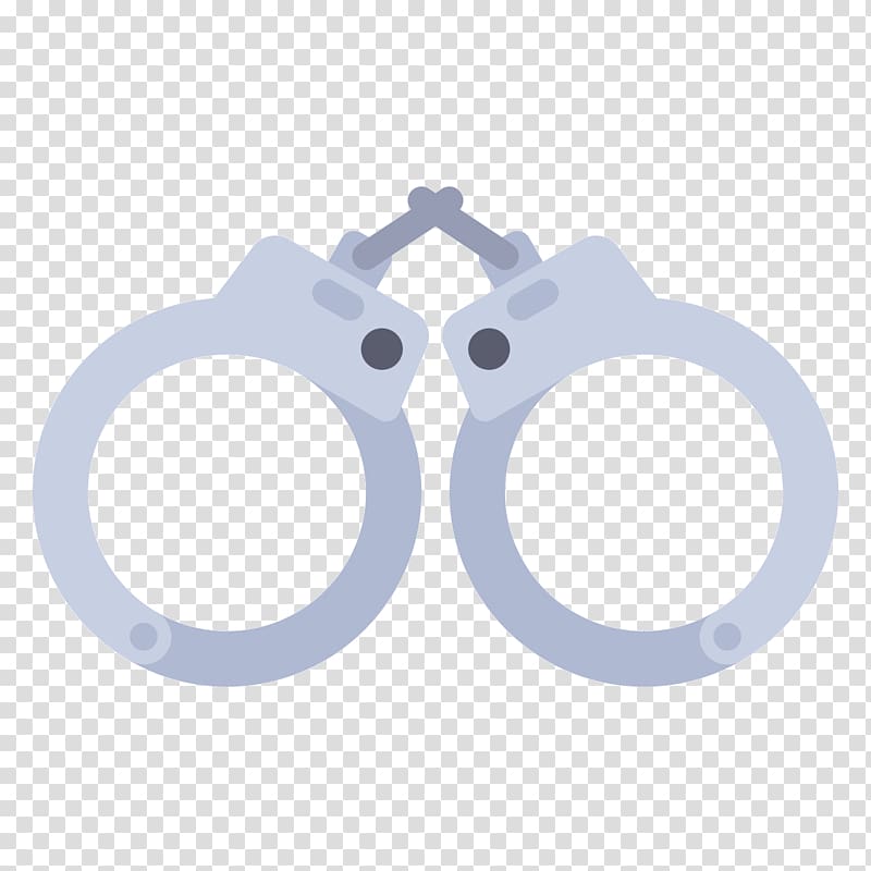 Handcuffs Police officer Computer file, Gray handcuffs transparent background PNG clipart