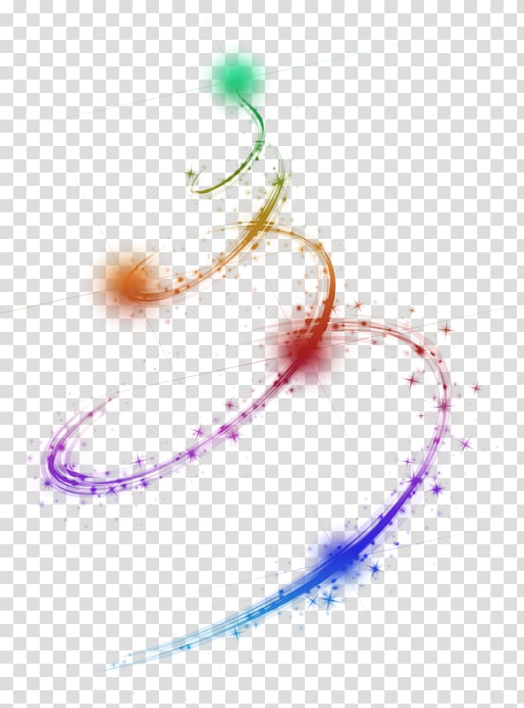 multicolored Christmas tree art, Light Rendering , Purple fresh halo whirlwind effect element transparent background PNG clipart