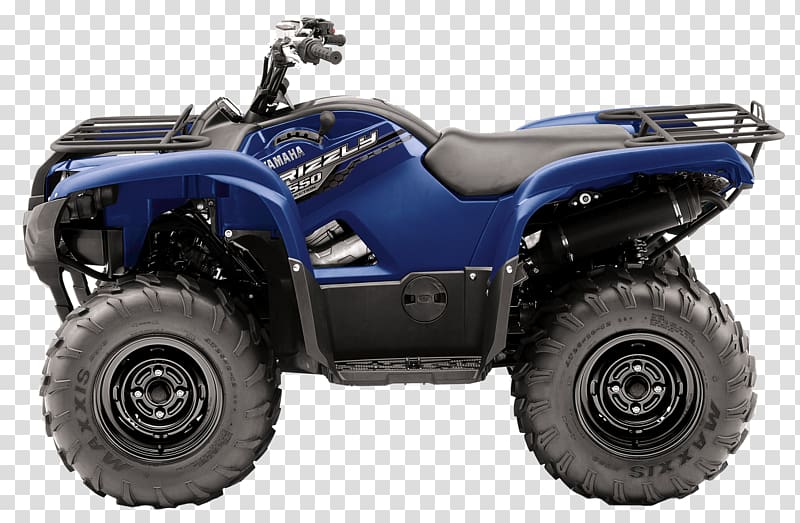 Yamaha Motor Company Car All-terrain vehicle Motorcycle Four-wheel drive, grizzly transparent background PNG clipart