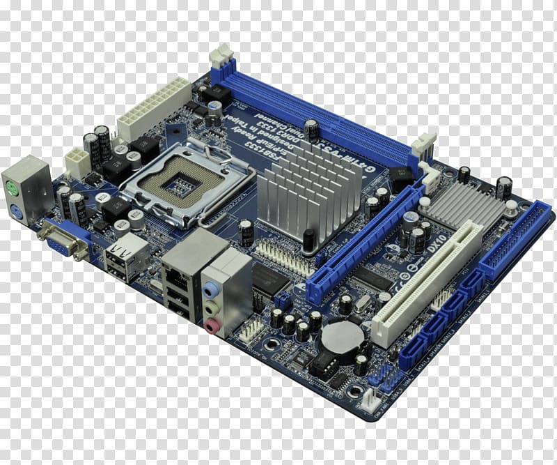 Intel LGA 775 microATX Motherboard ASRock, intel transparent background PNG clipart