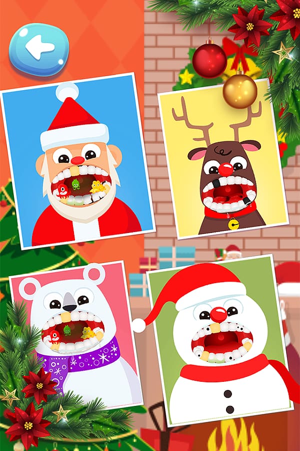 Dentist Christmas Doctor Game Santa Claus Christmas Dentist Office Santa, Doctor Kids Games Space Elevator Builder Games, Dentist Christmas transparent background PNG clipart