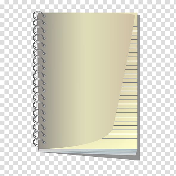 Paper Book Page, notebook transparent background PNG clipart