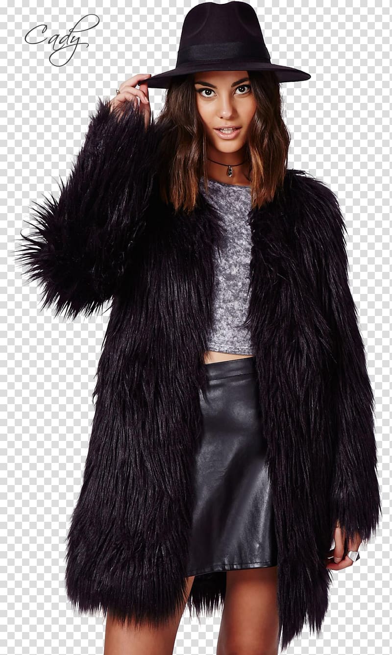 Fake fur Fur clothing Fashion, jacket transparent background PNG clipart