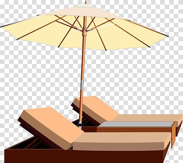 a resting place under the umbrella transparent background PNG clipart