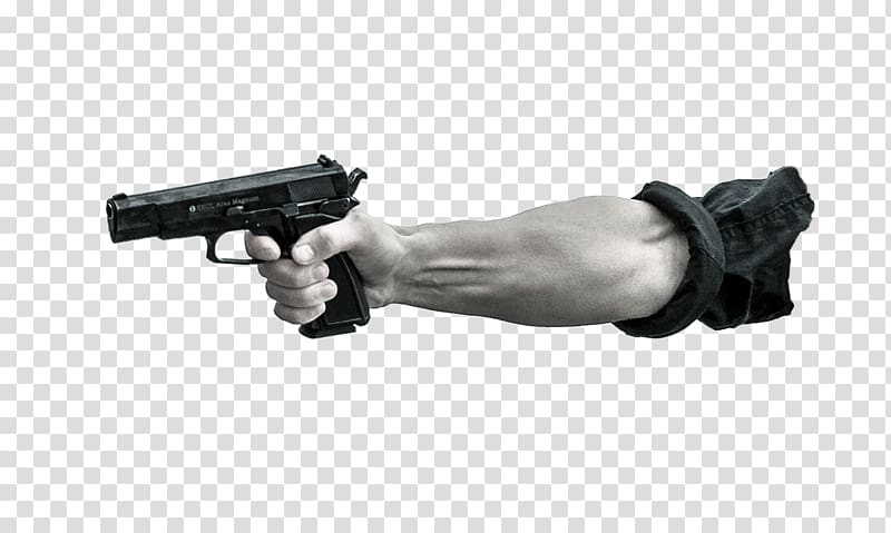 Firearm Weapon Pistol Machine gun, gun transparent background PNG clipart