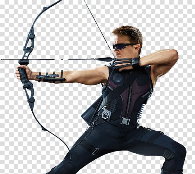 Clint Barton Black Widow Captain America Bow and arrow Marvel Cinematic Universe, Hawkeye Free transparent background PNG clipart