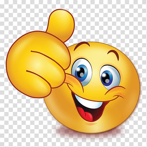 Emoji Thumb signal Emoticon Smiley, Emoji transparent background PNG clipart