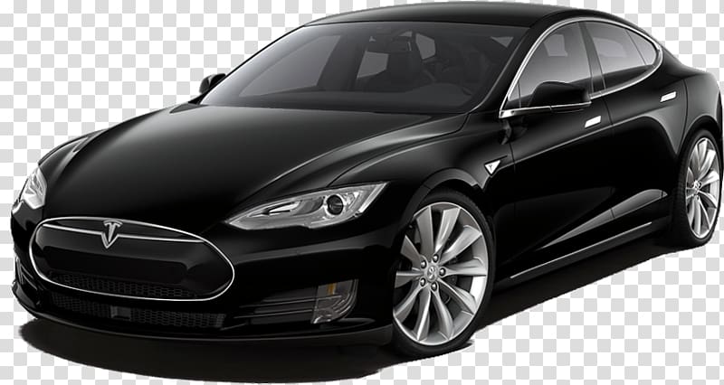 Tesla, Inc. Electric vehicle Car 2015 Tesla Model S, black car service jfk transparent background PNG clipart