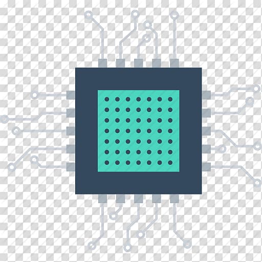 Integrated circuit Central processing unit Icon design Icon, Chip transparent background PNG clipart