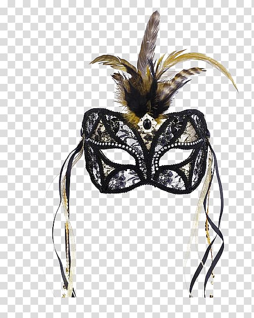 Masquerade ball Mask Costume party Lace, mask transparent background PNG clipart