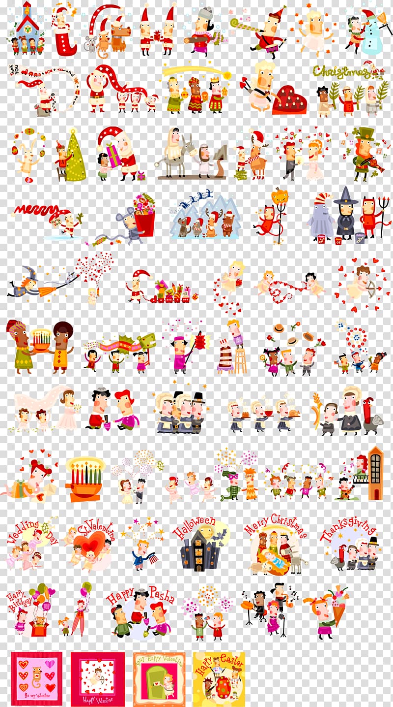 Festival Christmas Element, Christmas material transparent background PNG clipart