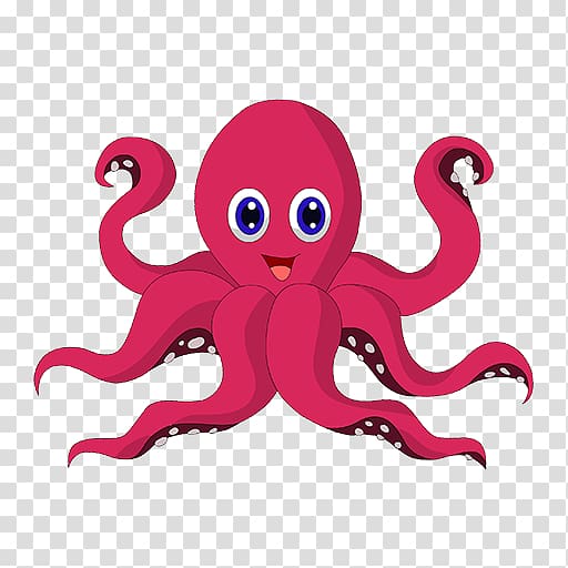 Octopus Cartoon Drawing , others transparent background PNG clipart