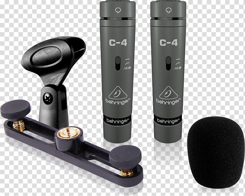 Microphone Shure SM57 Behringer Audio Recording studio, accessories transparent background PNG clipart