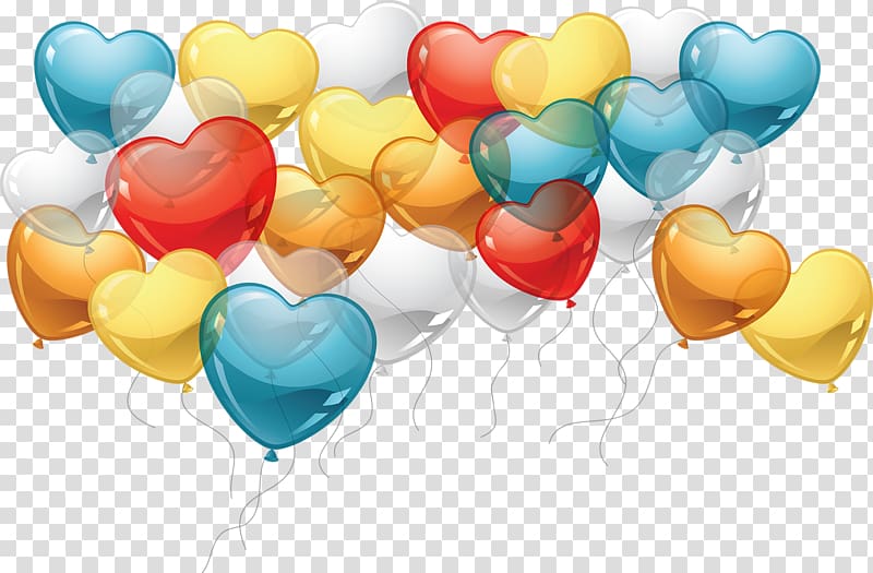 love balloon flying transparent background PNG clipart