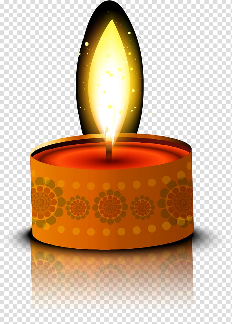 Candle Light Icon, Simple yellow candle transparent background PNG clipart