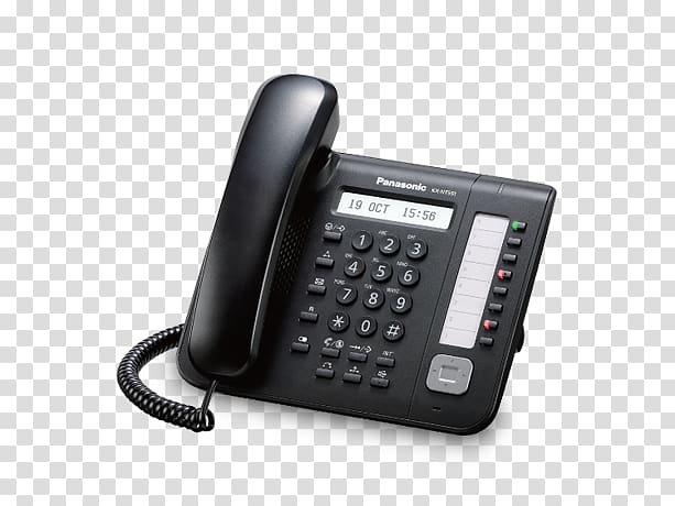 VoIP phone Panasonic KX-DT543 Business telephone system, Panasonic phone transparent background PNG clipart