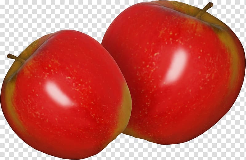 Plum tomato Apple Auglis , Red Apple transparent background PNG clipart