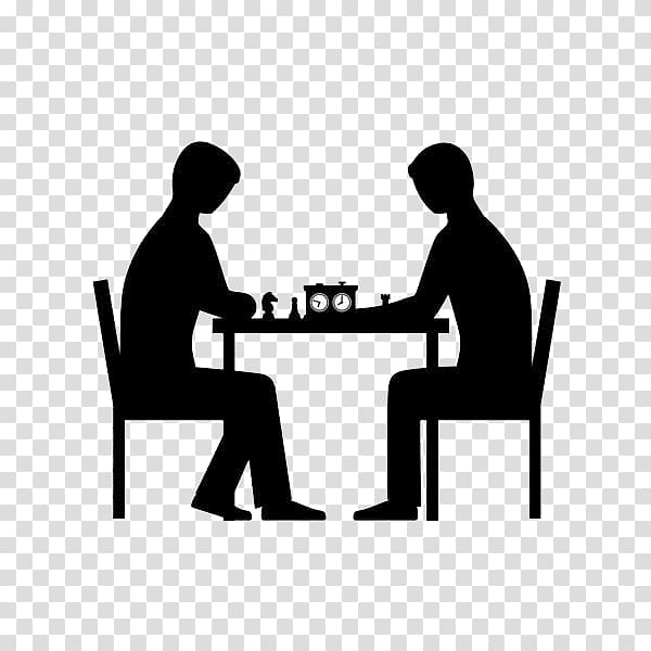 two people playing chess transparent background PNG clipart