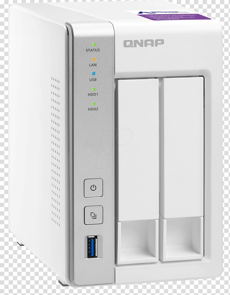 QNAP TS-231P Network Storage Systems QNAP Systems, Inc. Digital Living Network Alliance, others transparent background PNG clipart