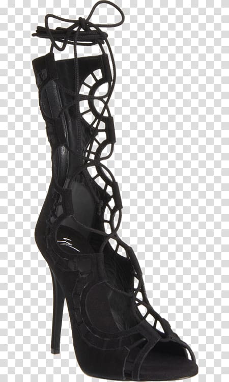 Sandal High-heeled shoe Lace Fashion, Giuseppe Zanotti transparent background PNG clipart