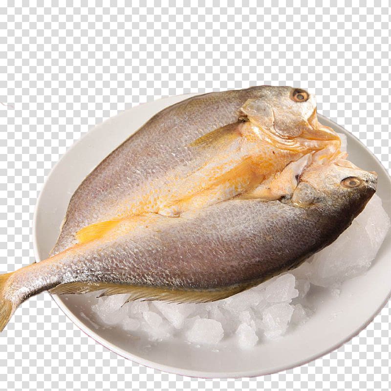 Larimichthys crocea Kipper Seafood Babi panggang Fish, Frozen yellow croaker transparent background PNG clipart