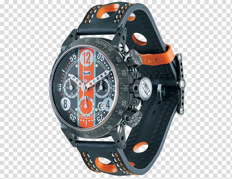 British Racing Motors BRM Gulf Oil Watch Chronograph, watch transparent background PNG clipart