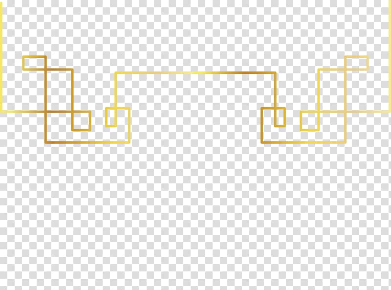 gold line illustration, Brand Material Pattern, Gold frame transparent background PNG clipart