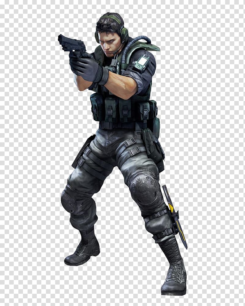 Chris Redfield Resident Evil: Revelations Resident Evil 5 Resident Evil: The Mercenaries 3D, resident evil transparent background PNG clipart