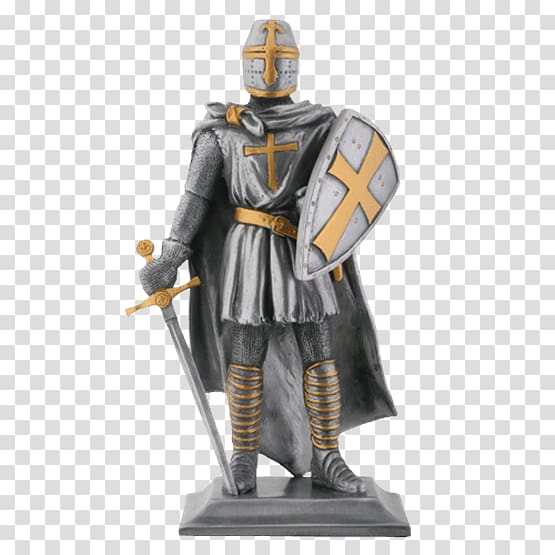 Knights Templar Crusades Statue Knight Crusader, Knight transparent background PNG clipart