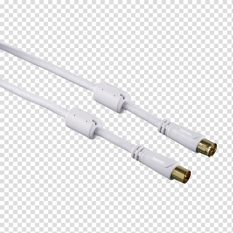 Coaxial cable Electrical cable RCA connector F connector Cable television, stereo coaxial cable transparent background PNG clipart