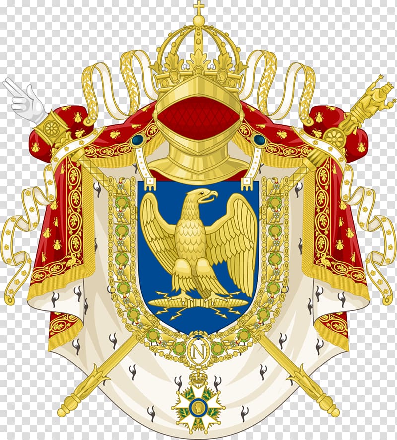 First French Empire Napoleonic Wars The Emperor Napoleon in His Study at the Tuileries France Coat of arms, france transparent background PNG clipart