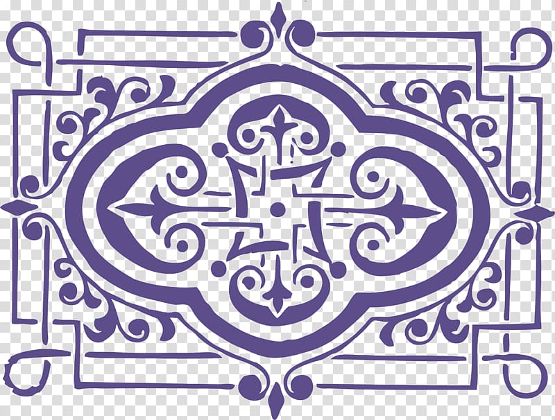 black floral , Icon, Purple symbol transparent background PNG clipart
