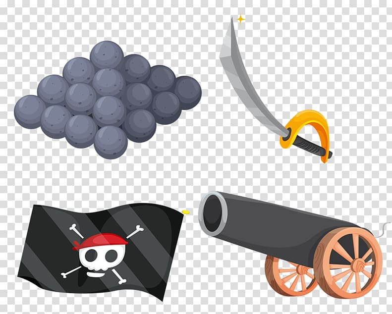 Piracy , Black pirate equipment transparent background PNG clipart